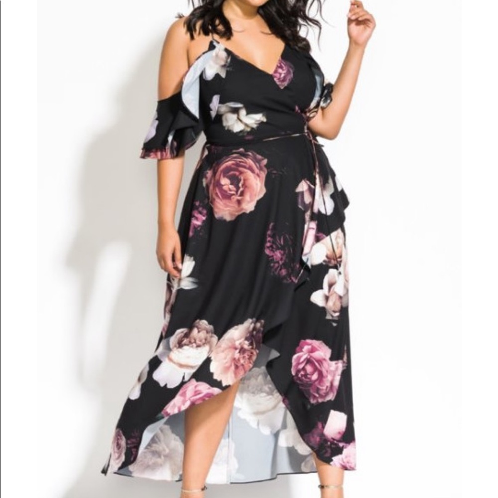Floral Maxi Dress. By City Chic